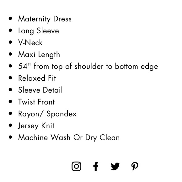 NWT! A pea in the pod navy floral twist front maxi - Picture 5 of 6